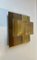 Vintage Cubist Brass Wall Candleholder in the Style of Curtis Jere, 1970s, Image 6