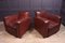French Leather Club Chairs, 1930s, Set of 2 10
