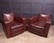 French Leather Club Chairs, 1930s, Set of 2, Image 7