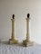 Alabaster Säulen Tischlampen, 1970er, 2er Set 4