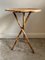 Antique Victorian Tiger Bamboo Tripod Side Table, 1890s 1