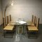 Mesa de comedor italiana y sillas de Renato Zevi, años 70. Juego de 7, Imagen 4