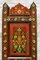 Vintage Double-Sided Hand Painted Room Divider in Teak, 1980s 12