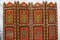 Vintage Double-Sided Hand Painted Room Divider in Teak, 1980s 4