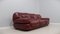 Vintage Leather 3-Seater Sofa from Mobil Girgi, 1970s 14