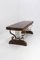 Table Basse Brutaliste en Fer et Pin, Espagne, 1960s 5