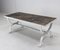 Mid-Century French Coffee Table in Wrought Iron with Slate Top, 1960s 2