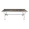 Mid-Century French Coffee Table in Wrought Iron with Slate Top, 1960s, Image 1