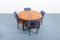 Mesa de comedor y sillas danesas Mid-Century, años 50. Juego de 7, Imagen 7