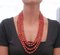 Coral Multi-Strands Necklace, 1950s, Image 4