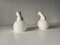 Italian Opaline Glass and Porcelain Bathroom Lamps, Italy, 1940s, Set of 2, Image 1