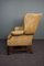 Vintage Armlehnstuhl aus Leder & Holz 3