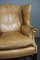 Vintage Leather & Wood Armchair 8