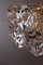 Lampadario grande in cristallo e metallo cromato di Kinkeldey, anni '60, Immagine 11