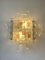 Italian Rea Glass Cube Sconces from Poliarte, 1970s, Set of 2 14