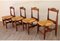 Sedie da pranzo attribuite a Guillerme e Chambron per Votre Maison, anni '60, set di 4, Immagine 12