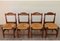 Dining Chairs attributed to Guillerme and Chambron for Votre Maison, 1960s, Set of 4 1