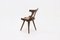 Brutalist Sculptural Side Chair in Oak, 1960s 5