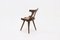 Brutalist Sculptural Side Chair in Oak, 1960s, Image 5