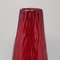 Vase en Verre de Murano Rouge de Ca dei Vetrai, Italie, 1960s 3