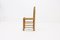 Brutalist Side Chair in Oak and Rush, 1960s, Image 6