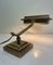 Lámpara de escritorio Art Déco de latón, años 50, Imagen 16