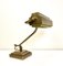 Lámpara de escritorio Art Déco de latón, años 50, Imagen 1