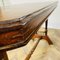 Antique English Console Table on Castors in Mahogany, 1800s, Image 7