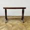 Antique English Console Table on Castors in Mahogany, 1800s, Image 1