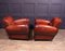 Club chair in pelle, Francia, anni '30, set di 2, Immagine 12