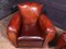 Club chair in pelle, Francia, anni '30, set di 2, Immagine 13