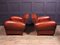 French Leather Moustache Back Club Chairs, 1930s, Set of 2, Image 8