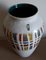 German Ceramic Vase with Colored Geometric Motifs from Jasba, 1960s 2