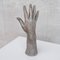 Skulpturale Metall Kurier Hand, 1950er 3