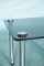 Space Age Tubular Side Table with Smoked Glass, 1970s, Image 12