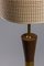 French Bilboquet Floor Lamp in Wood and Brass, 1970s 4