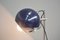 Blaue Space Age Tischlampe mit Eye Ball von Goffredo Reggiani, 1970er 4