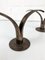 Mid-Century Scandinavian Lily Candleholders in Brass by Ivar Ålenius Björk for Ystad-Metall, Set of 2 11