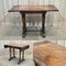 Early 20th Century Walnut Desk with Leather Top, Image 2