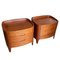 Late 20th Century Italian Bedside Tables, 1980s, Set of 2 3