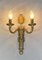 Large Antique French Wall Sconce in Bronze, 1890s 5
