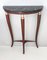 Ebonized Beech Console Table with Portoro Marble Top attributed to Paolo Buffa, Italy, 1950s 1