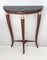 Ebonized Beech Console Table with Portoro Marble Top attributed to Paolo Buffa, Italy, 1950s, Image 1