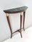 Ebonized Beech Console Table with Portoro Marble Top attributed to Paolo Buffa, Italy, 1950s 3