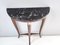 Ebonized Beech Console Table with Portoro Marble Top attributed to Paolo Buffa, Italy, 1950s 6