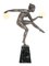 Art Deco Pagan Dancer Skulptur von Derenne für Max Le Verrier, 1920er 1