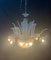 Lámpara de araña de cristal de Murano atribuida a Gianni Seguso, Italia, años 60, Imagen 7