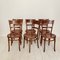 Art Nouveau Coffee House Chairs in Bentwood, 1930s, Set of 6 8