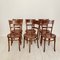 Art Nouveau Coffee House Chairs in Bentwood, 1930s, Set of 6, Image 8