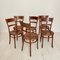 Art Nouveau Coffee House Chairs in Bentwood, 1930s, Set of 6 7